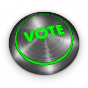 vote button